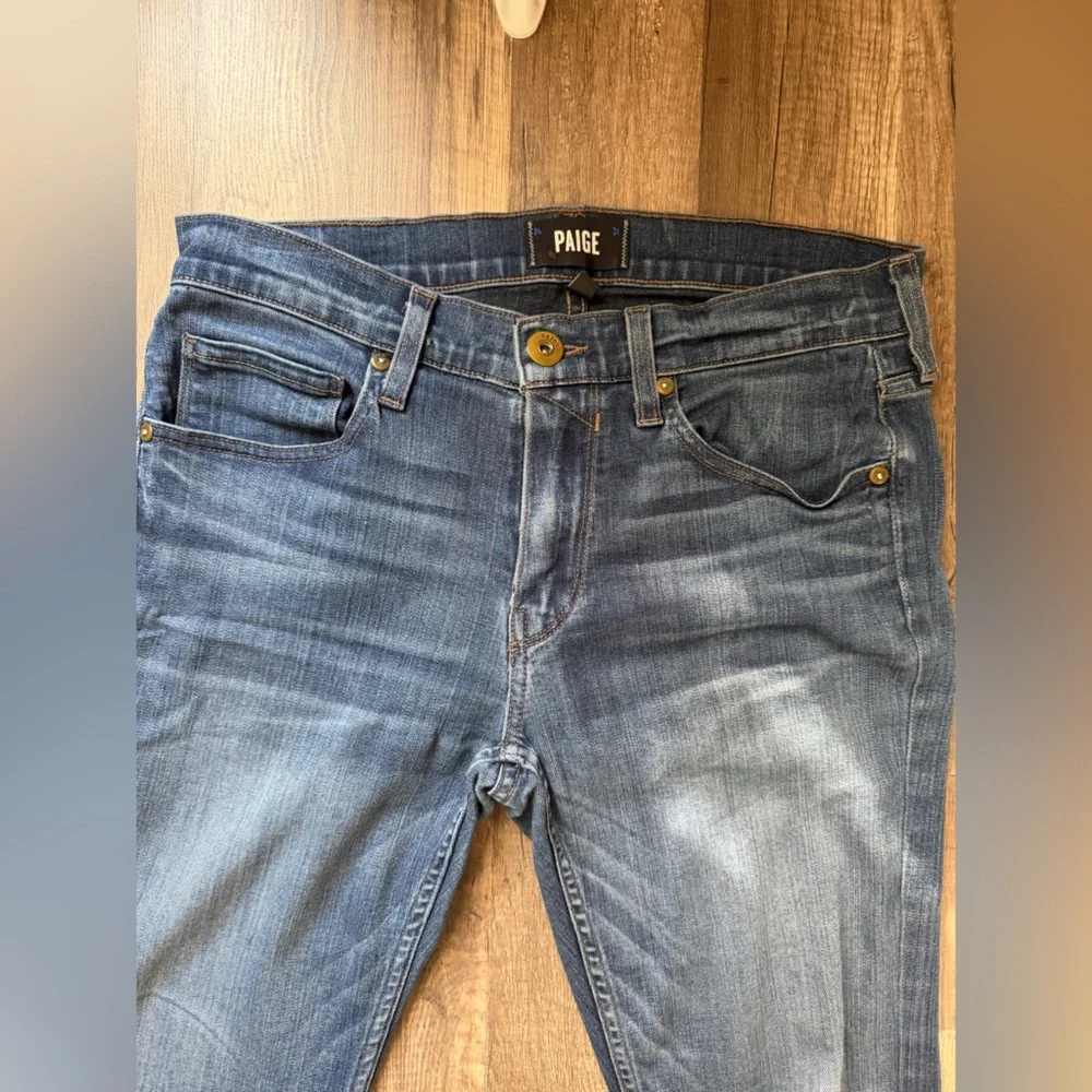 PAIGE Lexon Blue Jeans Size Womens 29 EUC - Picture 4 of 12